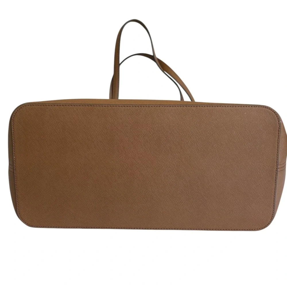 Michael‎ Kors Jet Set Travel Large Tote Acorn Saffiano Leather Brown Bag - Picture 9 of 9